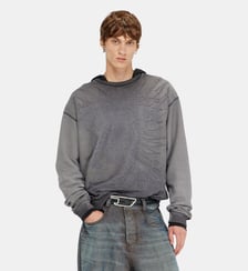 Sweat-shirt avec imprimé dévoré Diesel