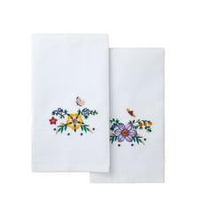 Lot de 2 invités en coton nid d'abeille Yves Delorme