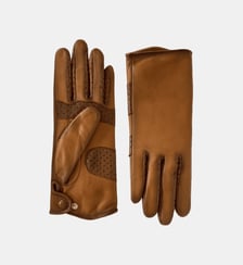 Gants Amal Femme Cuir Doublés Soie Agnelle