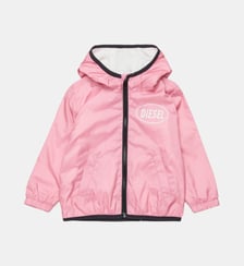 Blouson coupe-vent avec logo imprimé Diesel Kids