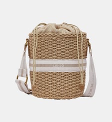 Sac seau en paille Liu Jo