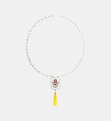 Collier sautoir avec pendentif en perles et pompon BONITO Hipanema