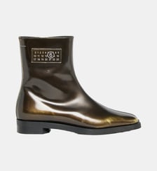 Low boots en cuir bicolore MM6 Maison Margiela