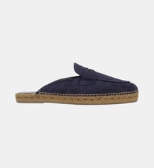 Espadrilles mocassin ouvertes en cuir NANDO Castaner