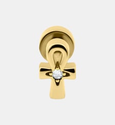 Piercing Ânkh Blanche Nebuleuse Bijoux