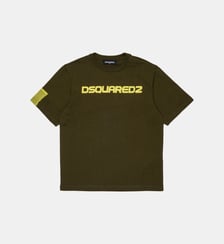 T-shirt avec logo sur la poitrine Dsquared2