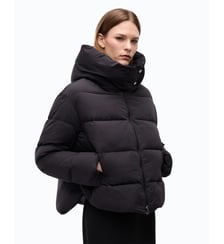 Doudoune à capuche en tissu technique Pinko