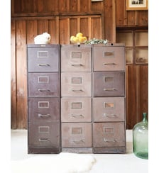 Meuble à casiers métalliques Fernand N°224- Produit chiné Debongout