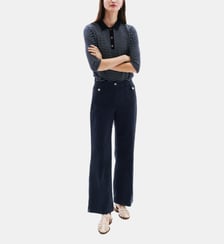Pantalon pietro - Motif uni - Coupe large Caroll