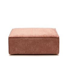 Pouf  Revêtement en chenille bicolore Madura