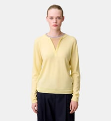 Pull laine col superposé Claudie Pierlot