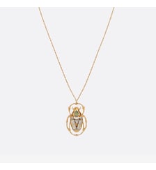 Collier sautoir doré noir - imperial Caroline Najman