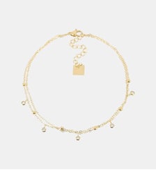 Chaîne de cheville Virtuose  en Acier doré Zag Bijoux