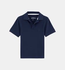 Polo en piqué de coton uni Vilebrequin