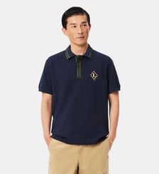 Polo fabriqué en France badge classic fit Lacoste
