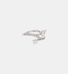 Bague Toi+Moi Toujours 0.25 carat 0.35 carat pavée Loyal.e Paris