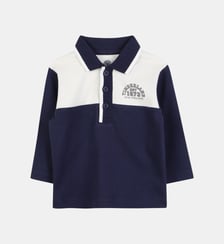 Polo en coton bicolore avec bordures nervurées Timberland