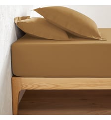Drap housse uni coton, bonnet 32cm La Redoute Interieurs