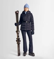 Veste de ski maela col capuche coupe regular Fusalp