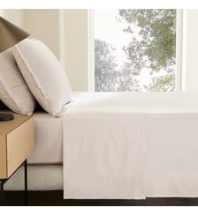 Drap plat en percale de coton lavé 120 fils AM.PM