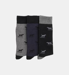 Lot de 3 paires de chaussettes en coton Dogs-A-Plenty Rodd & Gunn