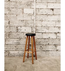 Tabouret en frêne Axel N°456- Produit chiné Debongout