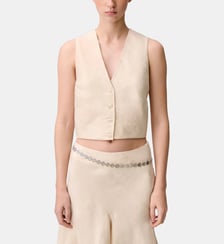 Gilet de costume sans manches Claudie Pierlot