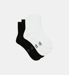 Lot de 2 Paires de Socquettes Basique Coton Dim