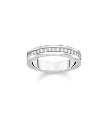 Bague avec pierres blanches argent Thomas Sabo