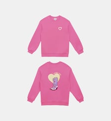 Sweat col rond imprimé broderie TUCKY La Petite Etoile