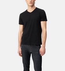 Tee-shirt col V L'Essentiel Ikks