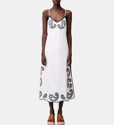 Robe broderies ajourées Claudie Pierlot