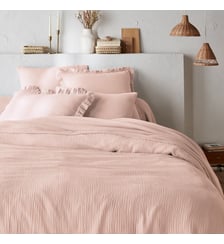 Housse de couette unie en gaze de coton La Redoute Interieurs