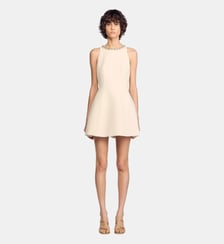 Robe courte col bijou Sandro