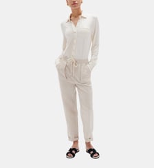 Chemise albi en jersey - Motif uni - Coupe ajustée Caroll