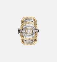 Bague My Way - Or jaune et  Blanc & Diamants Statement