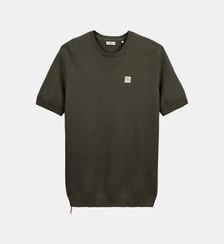 Pull manches courtes col rond coton Milazzo Serge Blanco