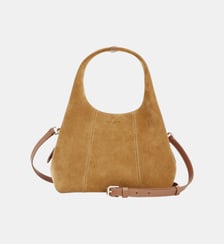 Petit sac à main Juliette en cuir refente de velours Le Tanneur