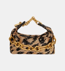 Sac Sync Mini brodé motif léopard Balmain