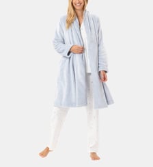 Veste en peluche flanelle ESSENTIEL H55B Lingerie Le Chat