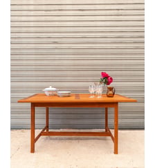 Table à manger en bois Romy N°1444- Produit chiné Debongout