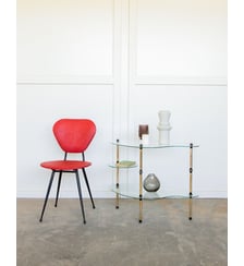 Table d'appoint en métal Hanna N°360- Produit chiné Debongout