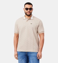 Polo classic fit jacquard monogramme Lacoste