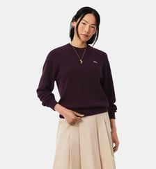 Pull relaxed fit col rond coton Lacoste
