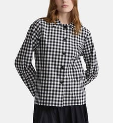 chemise Perryne en coton vichy noir Agnès b.