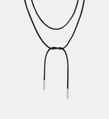 Collier textile noir Thomas Sabo