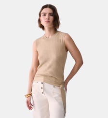 Haut en maille avec nœud Liu Jo