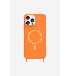 Coque de téléphone magsafe orange fluo avec anneaux pour iPhone 16 Pro Max La Coque Française