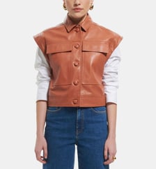 Veste Berlin cognac Zapa