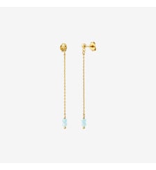Boucles d'oreilles venus amazonite Caroline Najman